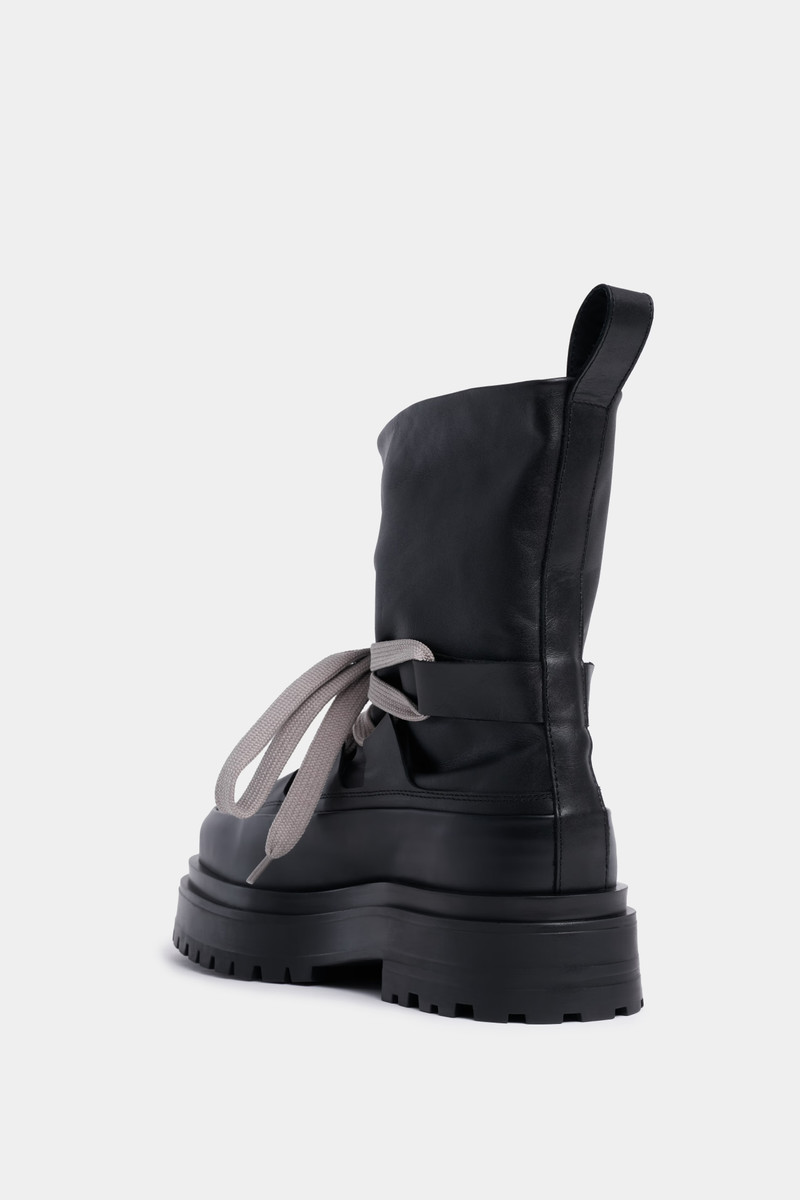 Stutterheim Lace Walker Leather Black outlook