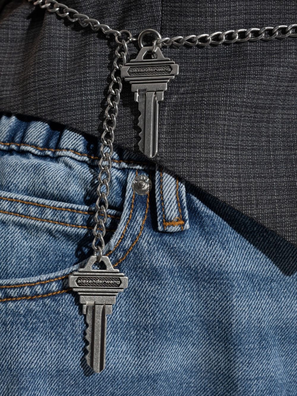 chain-embellished waistcoat - 5