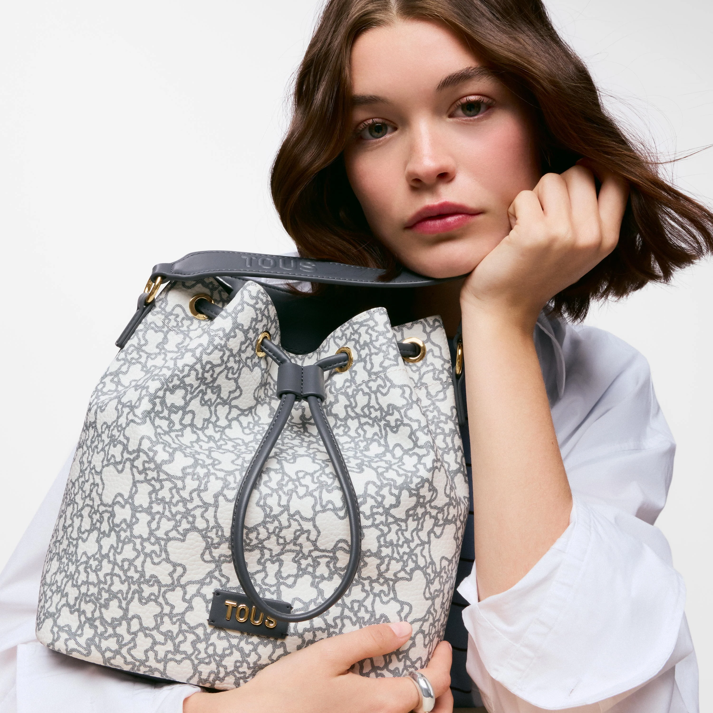 Medium gray Bucket bag TOUS Heritage - 1