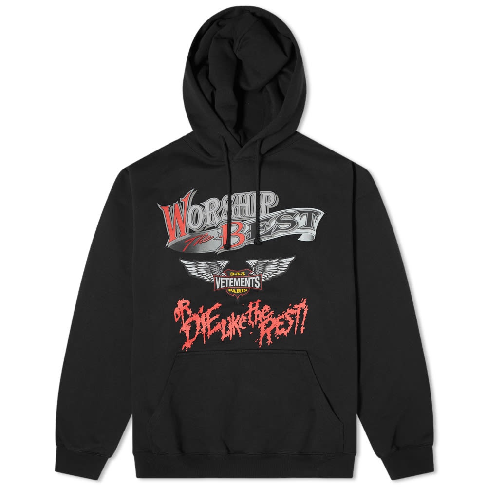 VETEMENTS Worship The Best Oversized Hoody - 1