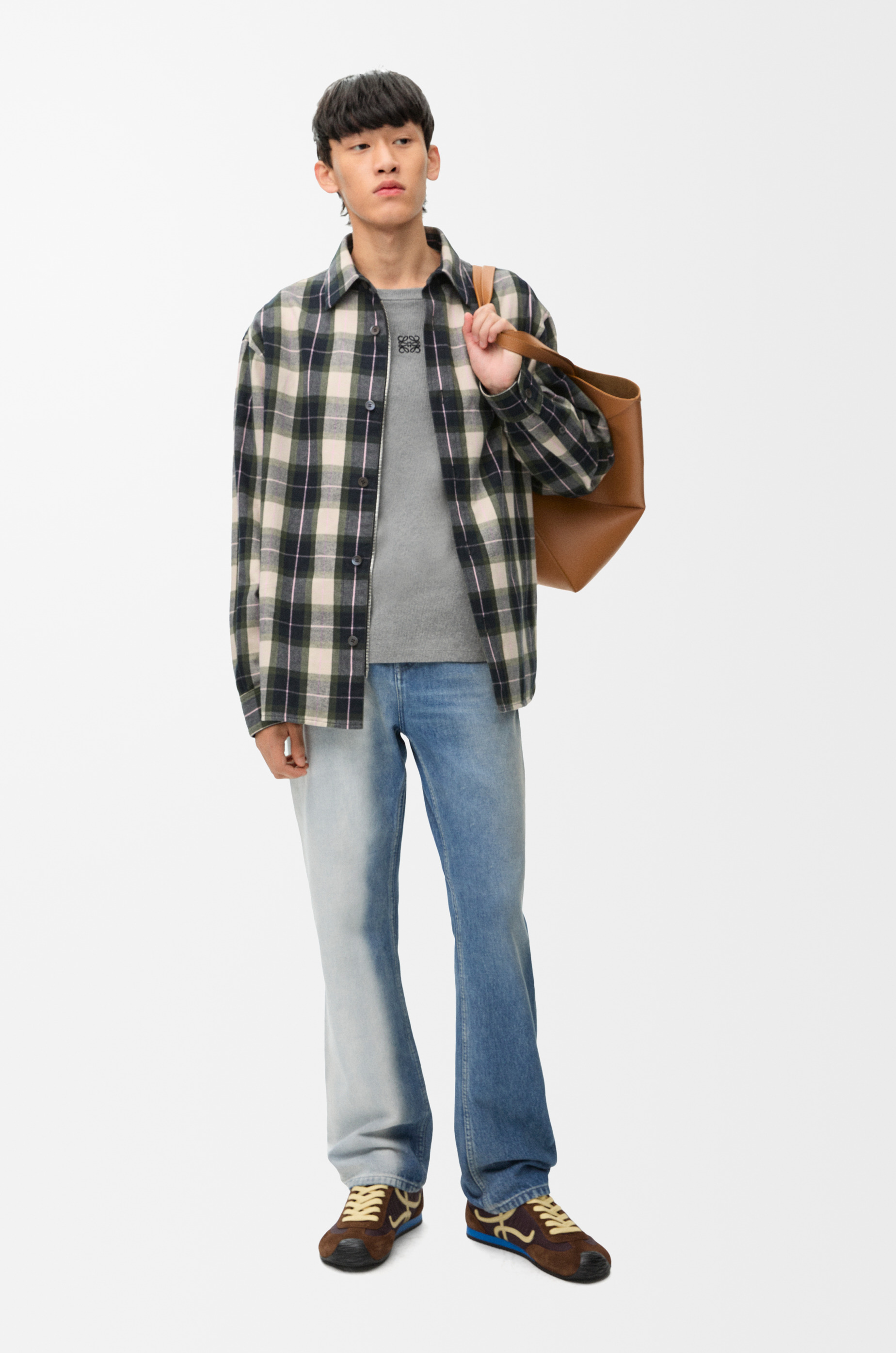 Oversized fit long sleeve T-shirt in cotton - 2