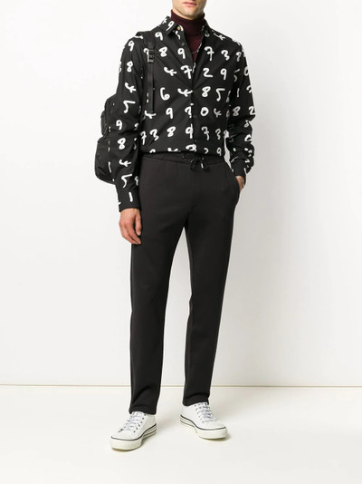 Paul Smith numbers-print shirt outlook