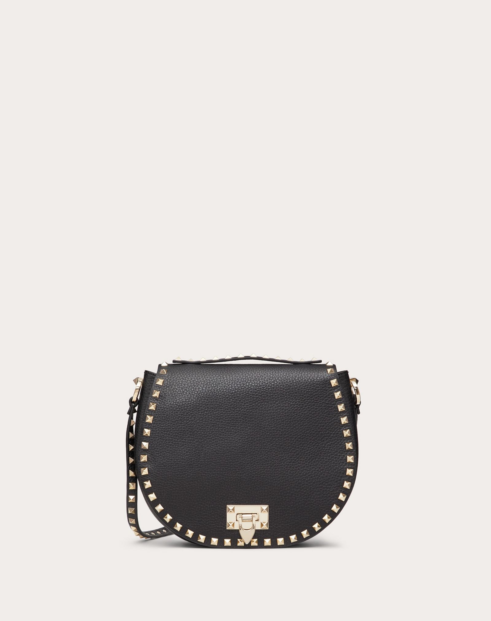 Rockstud Grainy Calfskin Crossbody Bag - 1