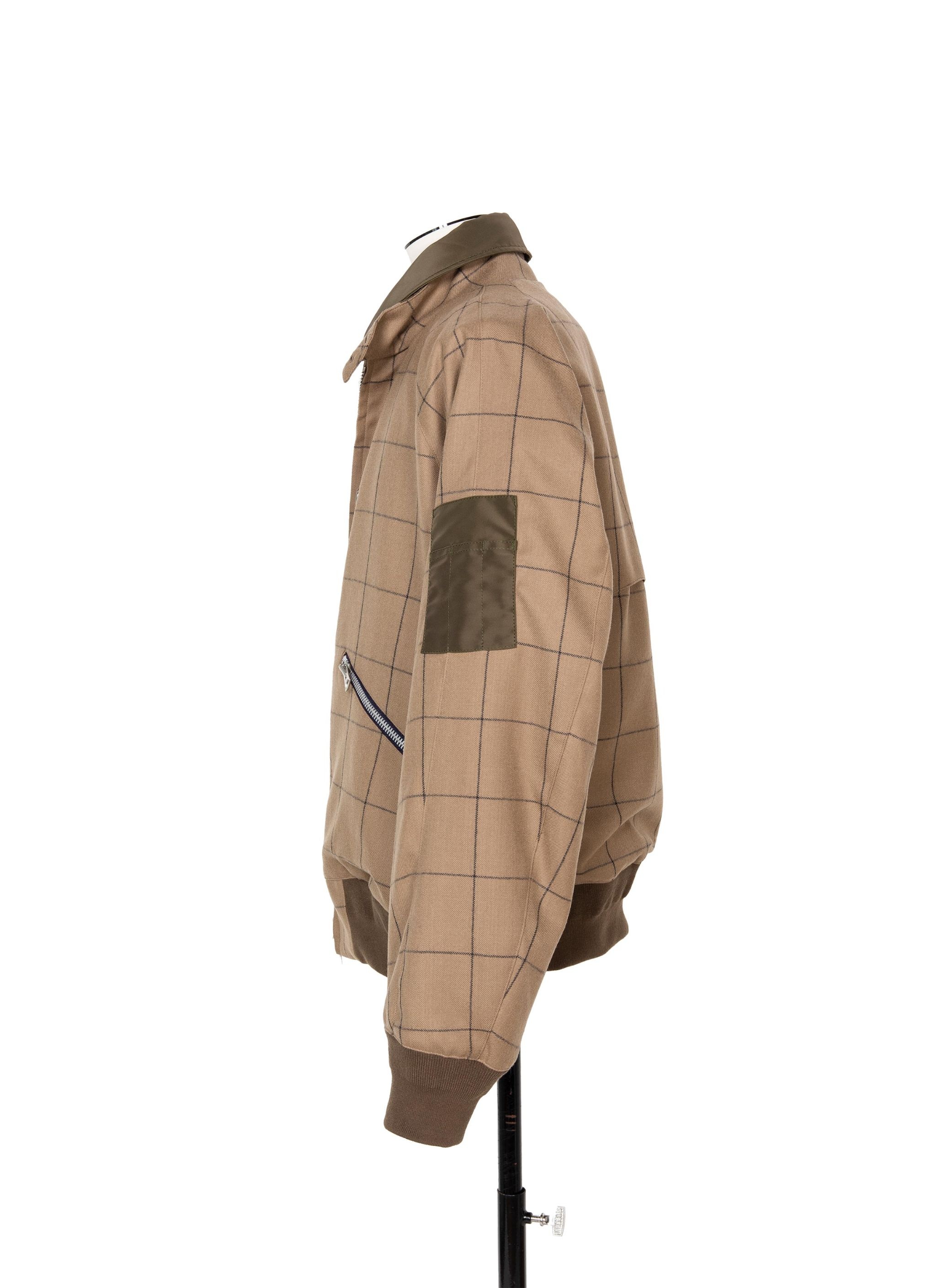 Windowpane Blouson - 2