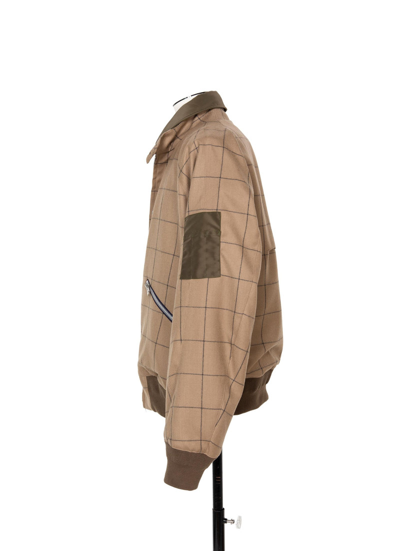 sacai Windowpane Blouson outlook