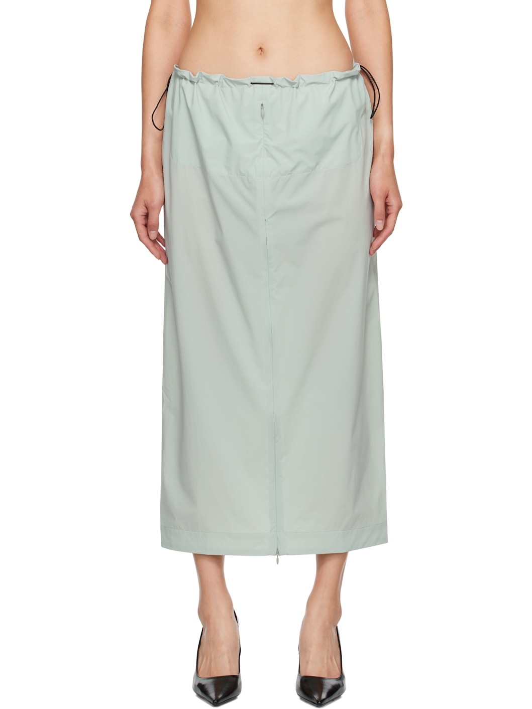 Green Cover Midi Skirt - 1