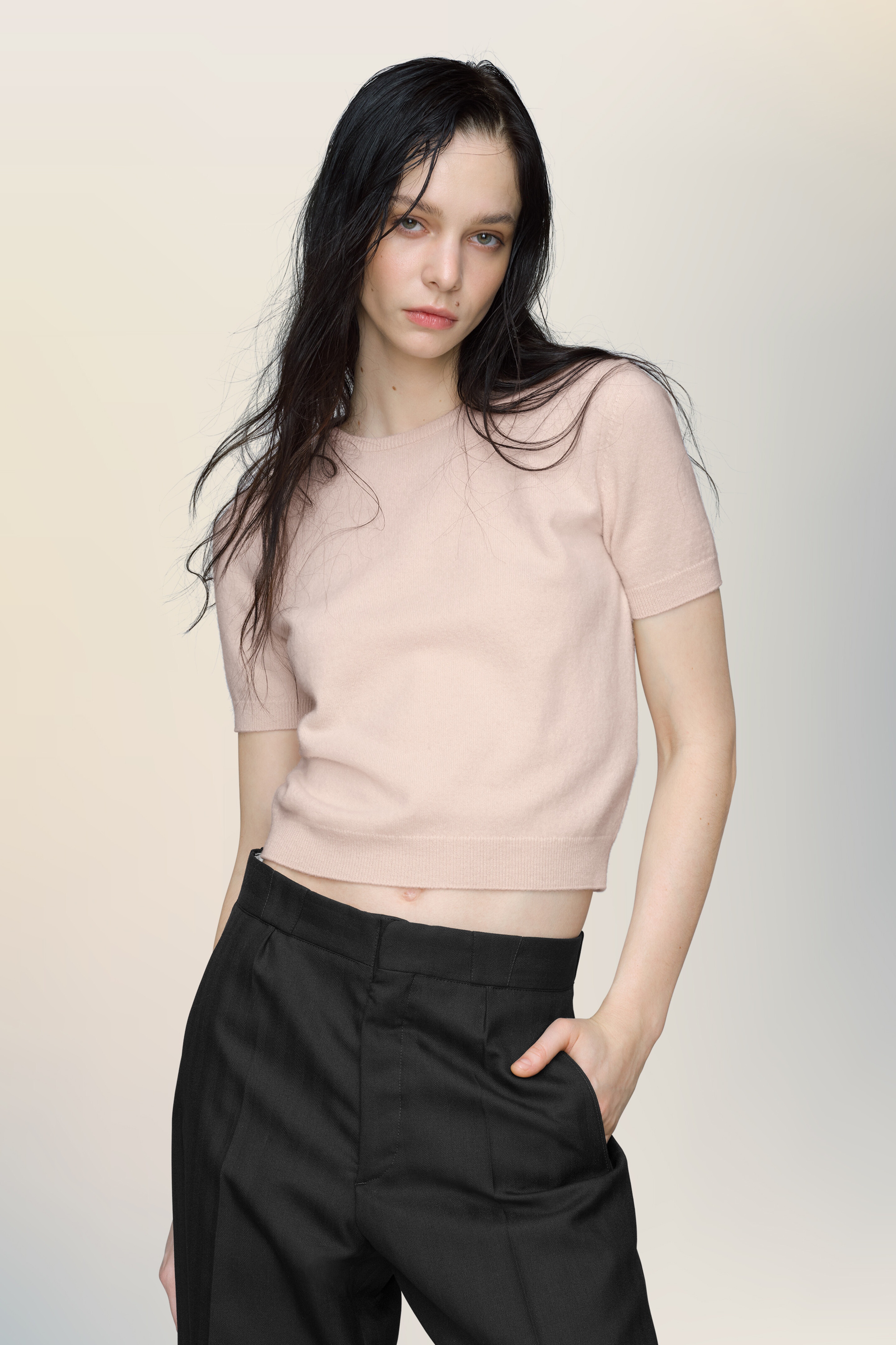 Crewneck knit top - 3