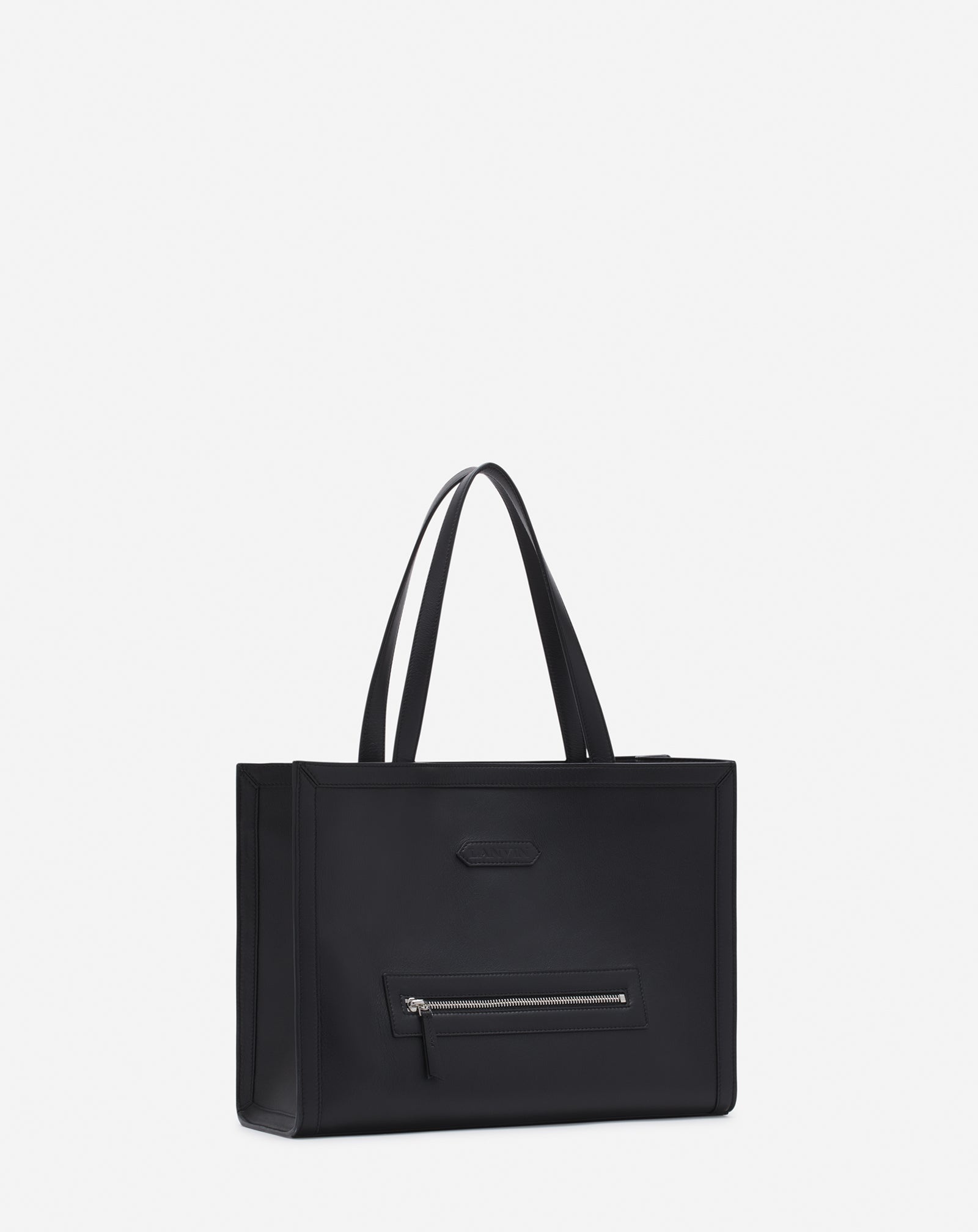 TENOR LEATHER TOTE BAG - 3