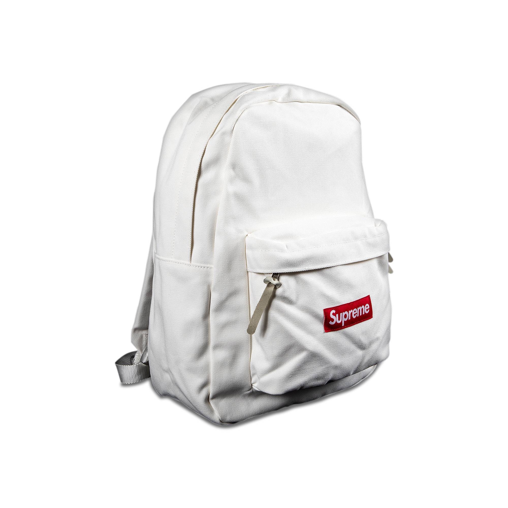 Supreme Canvas Backpack 'White' - 1