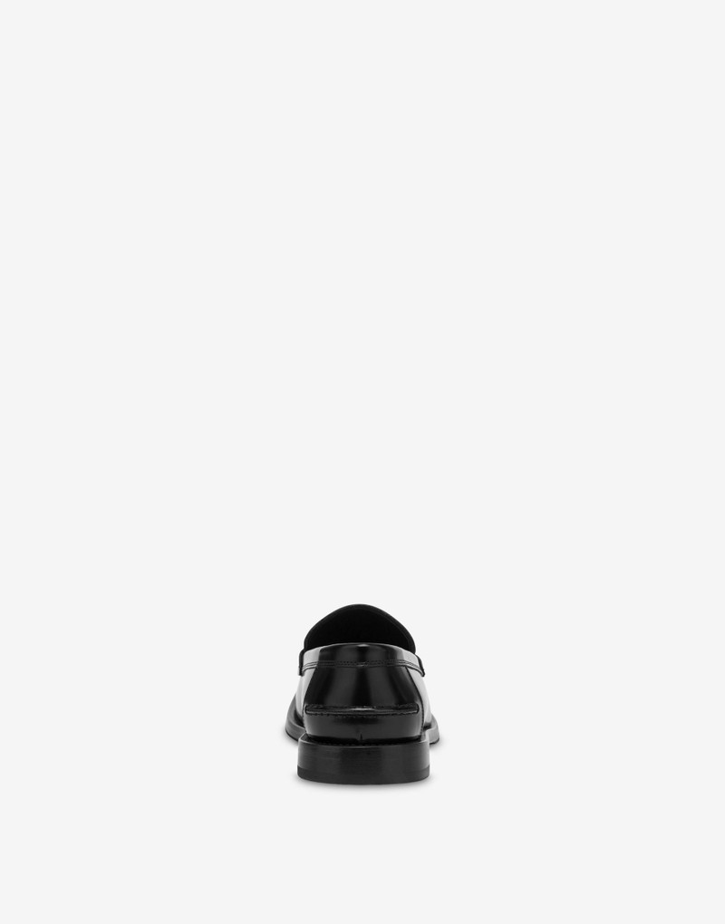 Moschino BRUSHED CALFSKIN LOAFERS outlook