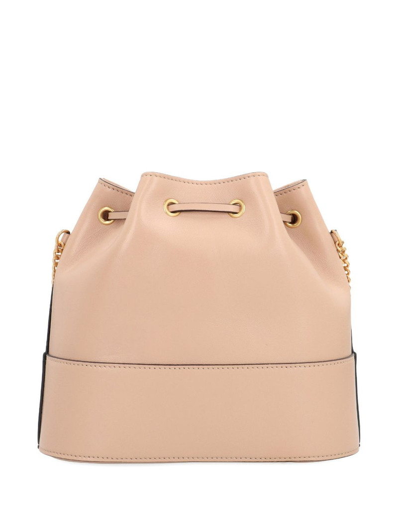 Valentino mini VLogo Signature leather bucket bag outlook