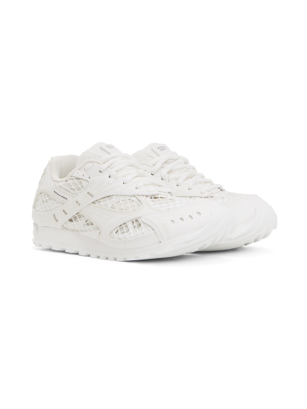White & Off-White Orbit Sneakers - 4