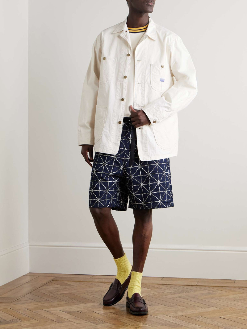 Kapital Rough-Face Printed Cotton-Twill Overshirt outlook