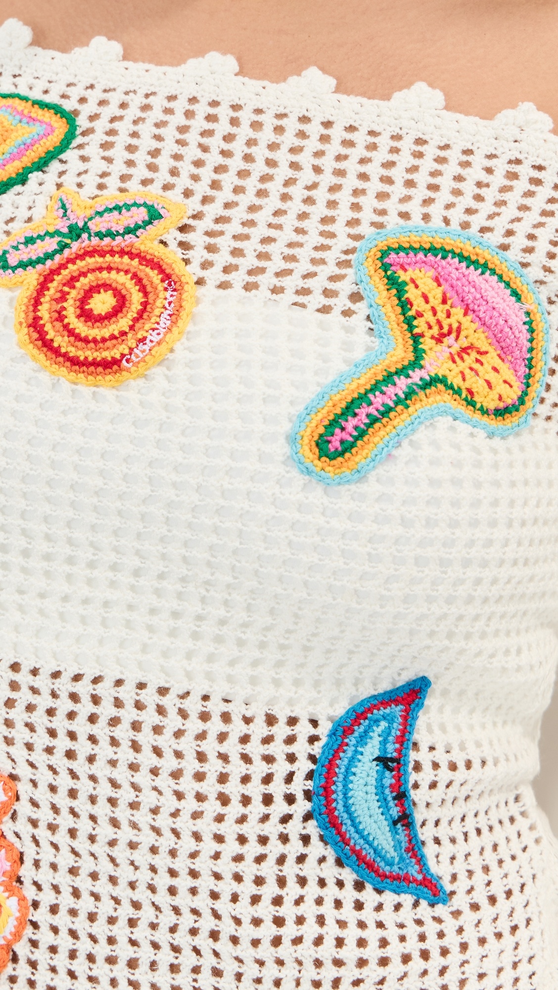 Crochet Dress with Patches - 5