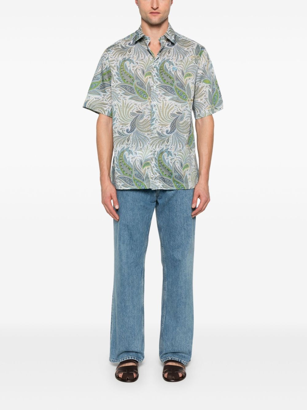 paisley-print shirt - 2