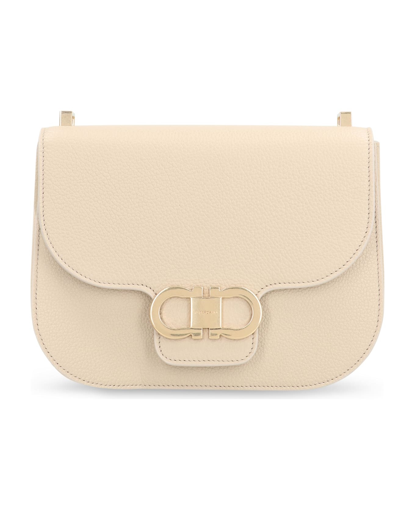 Gancini Leather Crossbody Bag - 1
