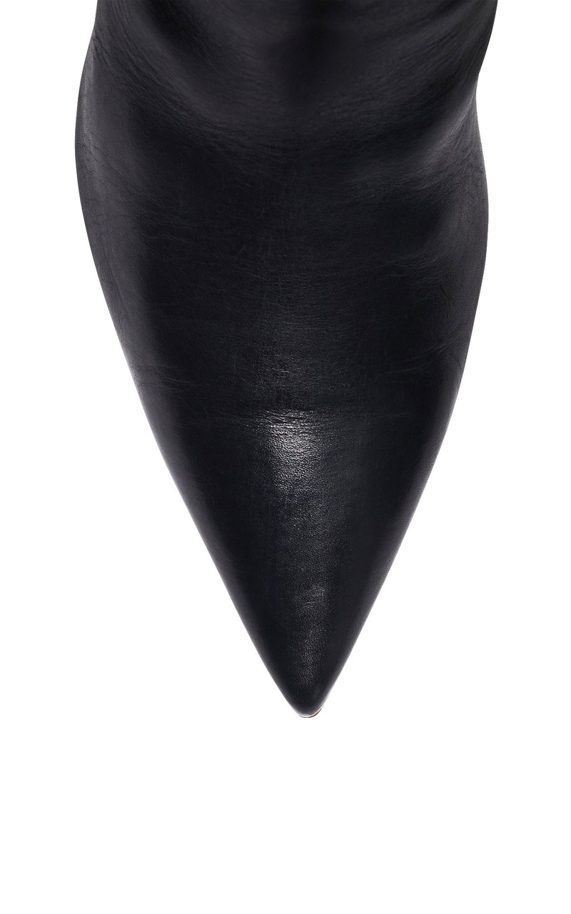 Aura Tall Boot in Black Leather 5