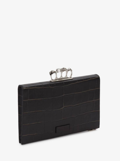 Alexander McQueen Men's The Knuckle Pouch in Black outlook