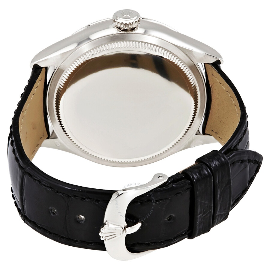 Rolex Cellini Date Silver Dial 18K White Gold Men's Watch 50519SSBKL - 3