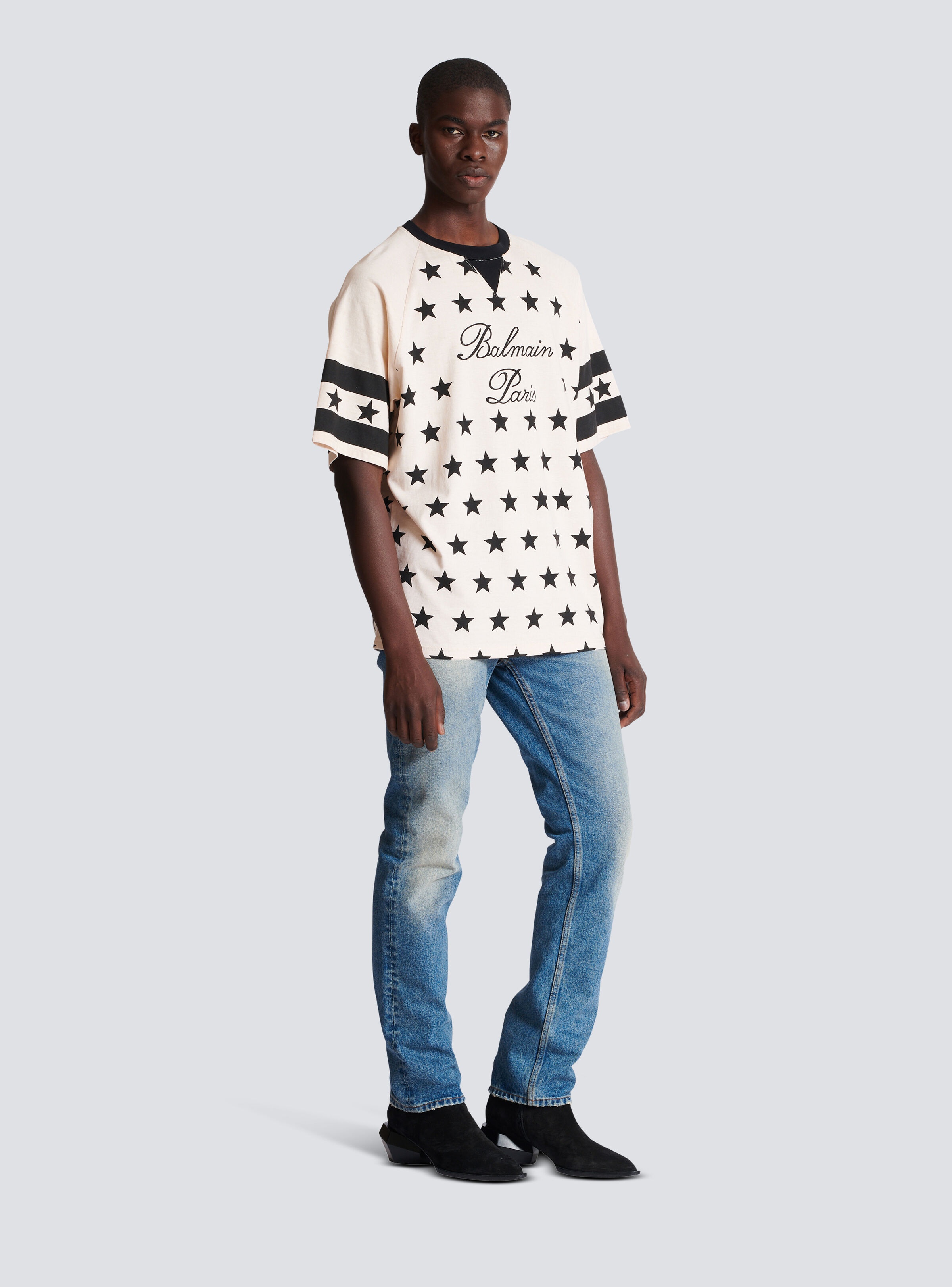 Balmain Signature Stars T-shirt - 3