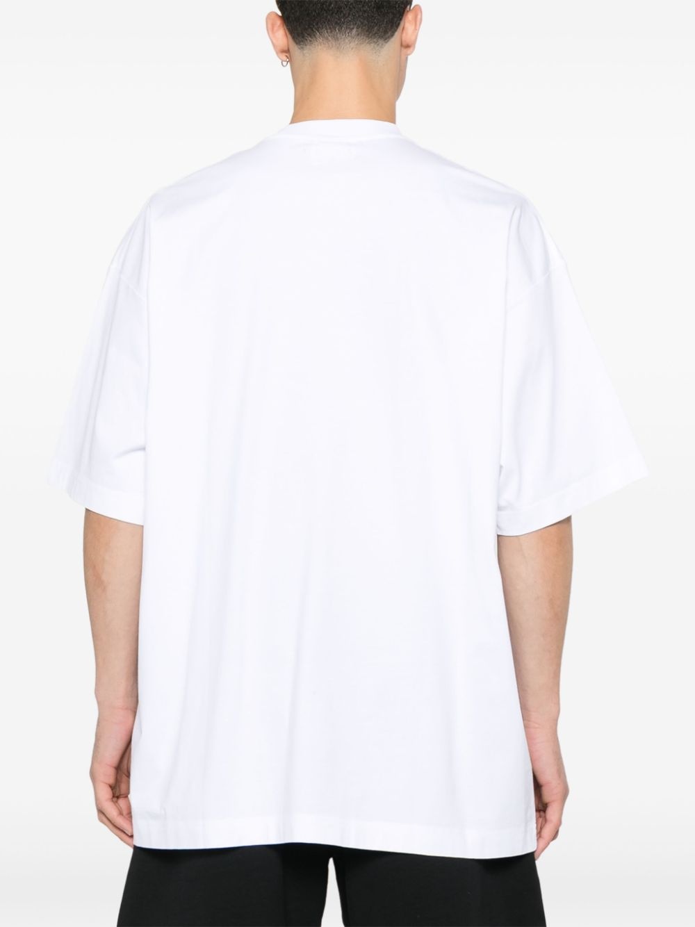 logo-embroidered T-shirt - 4
