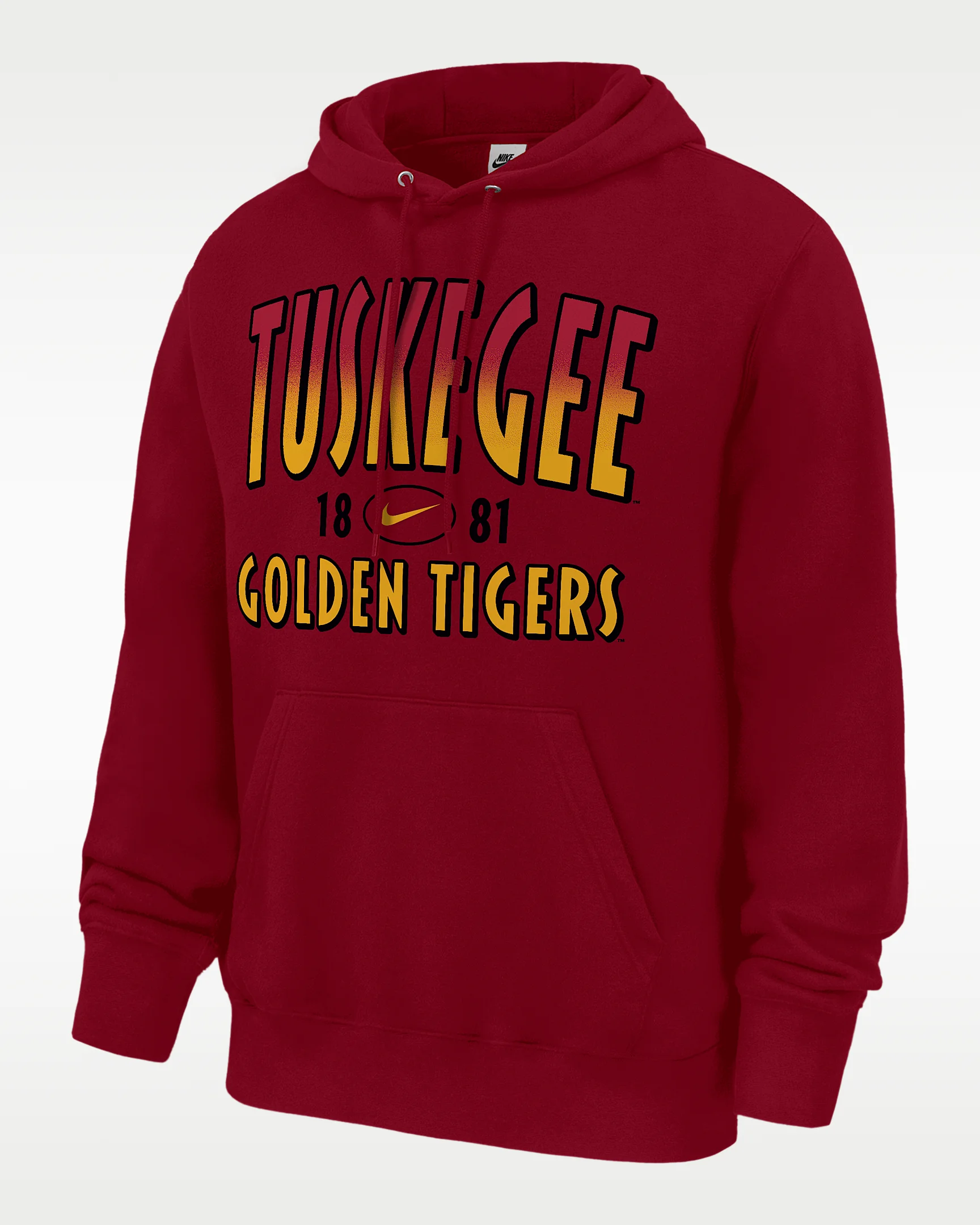 Nike College (Tuskegee) Men's Club Fleece Pullover Hoodie - 1