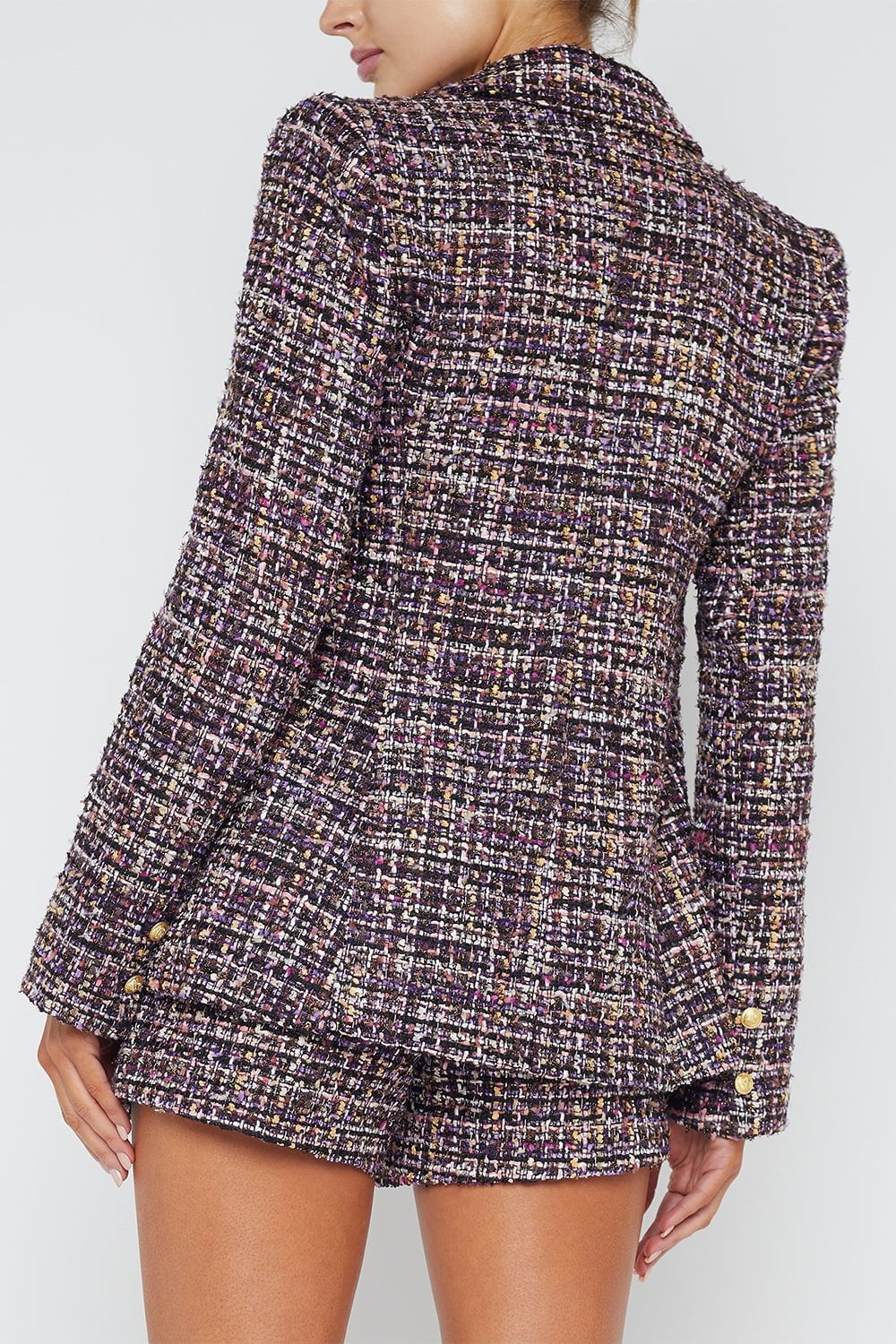 Chamberlain Blazer - Purple Multi Tweed - 5