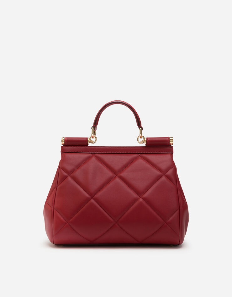 Medium Sicily bag in aria matelassé calfskin - 3