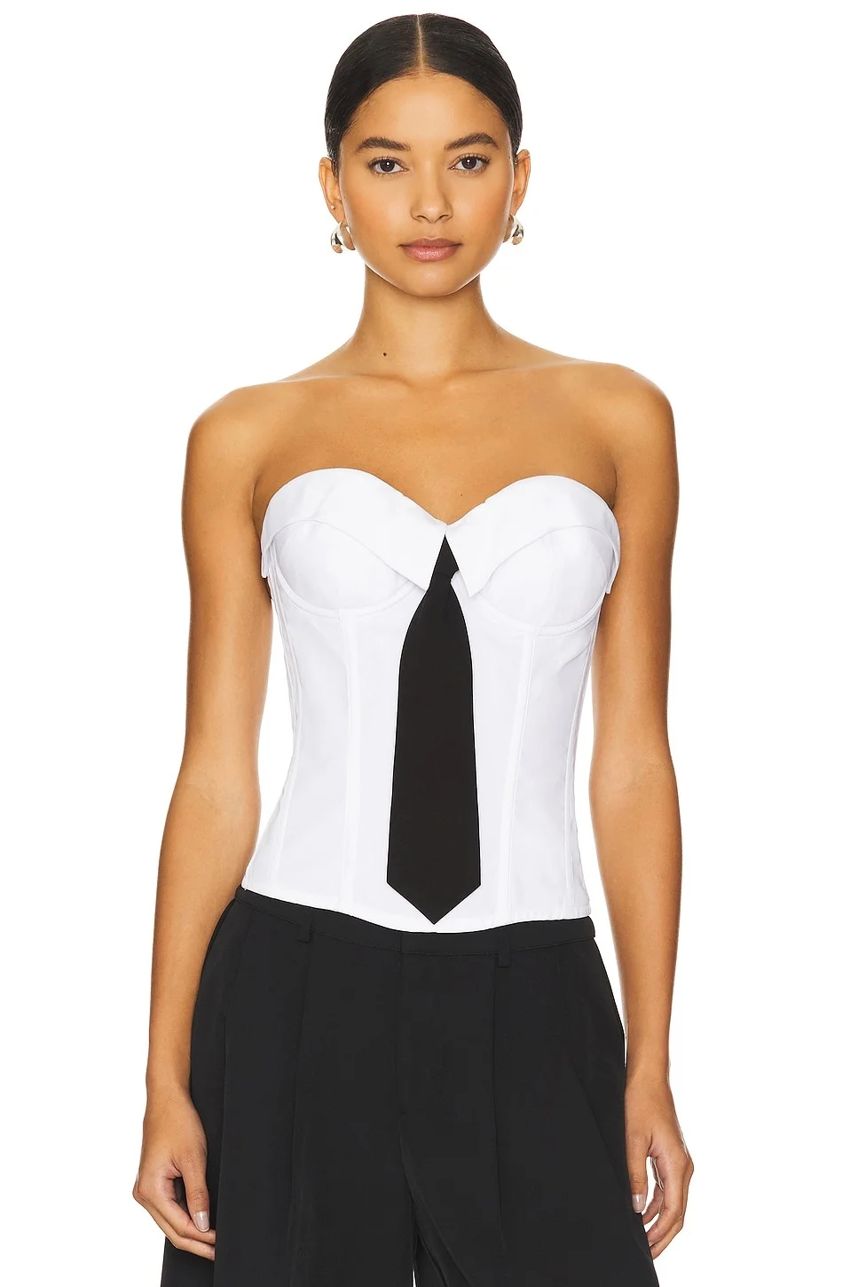 Chrys Pinstripe Corset - 1