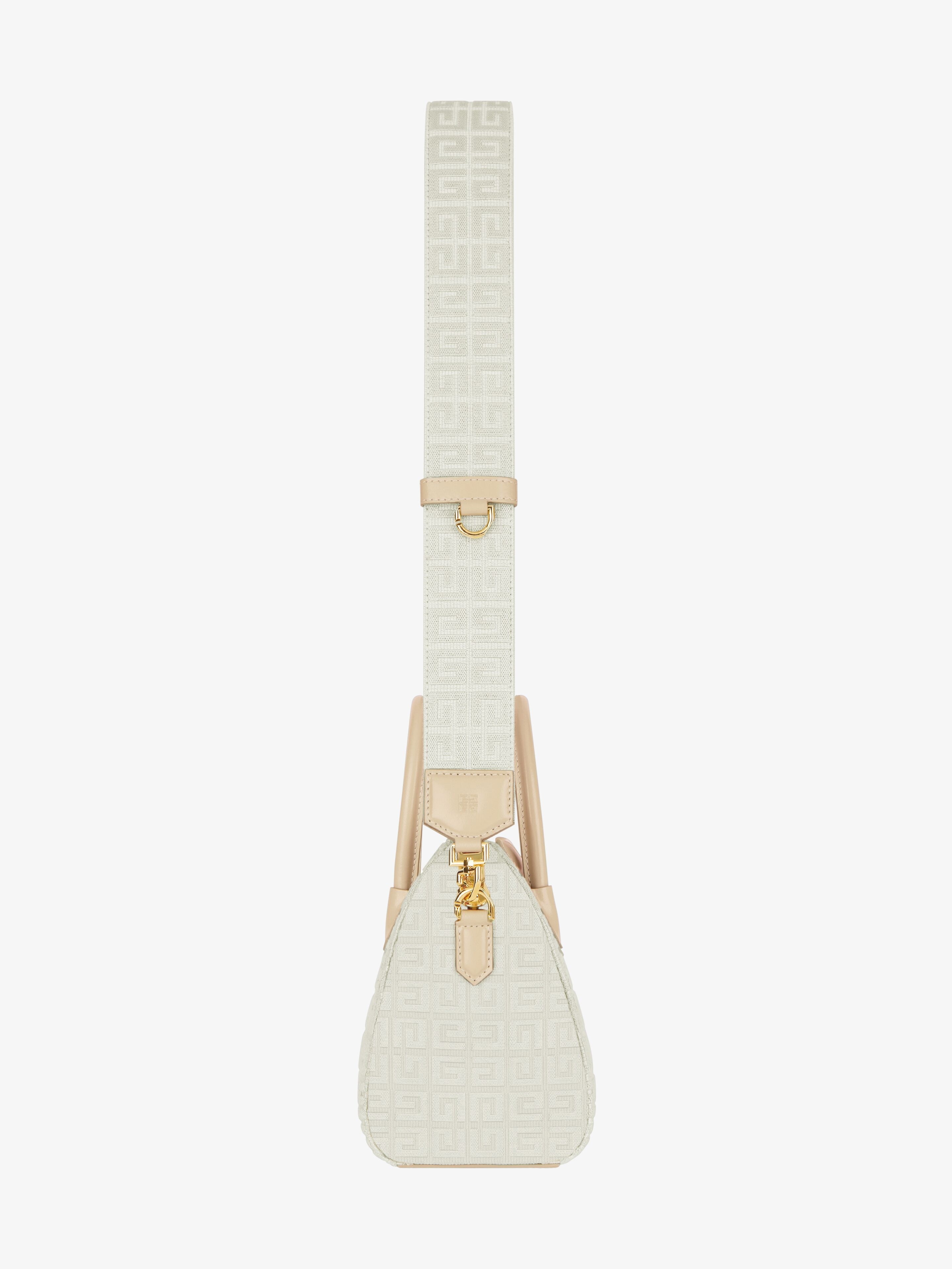 MINI ANTIGONA BAG IN 4G EMBROIDERED CANVAS - 4