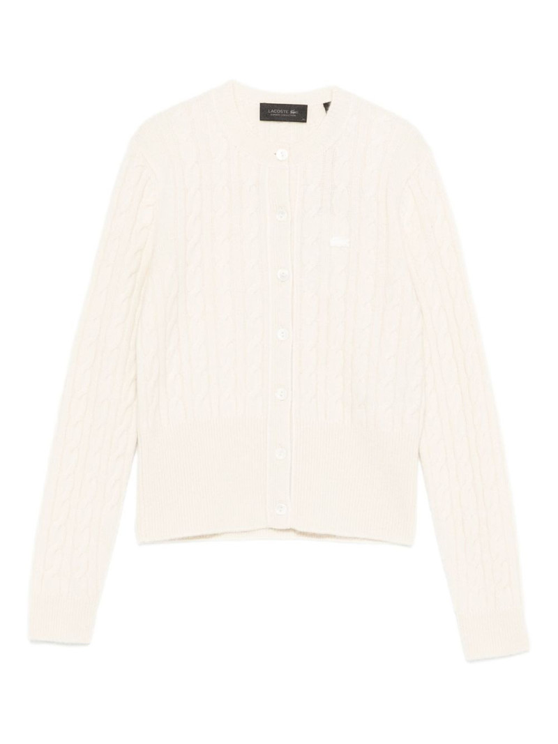 cable-knit cardigan 1