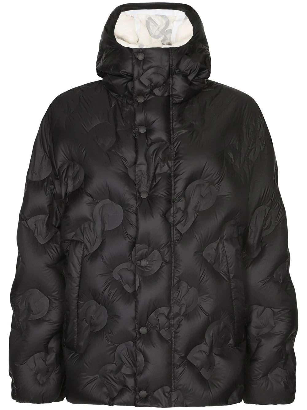 DG quilted hooded coat - 1