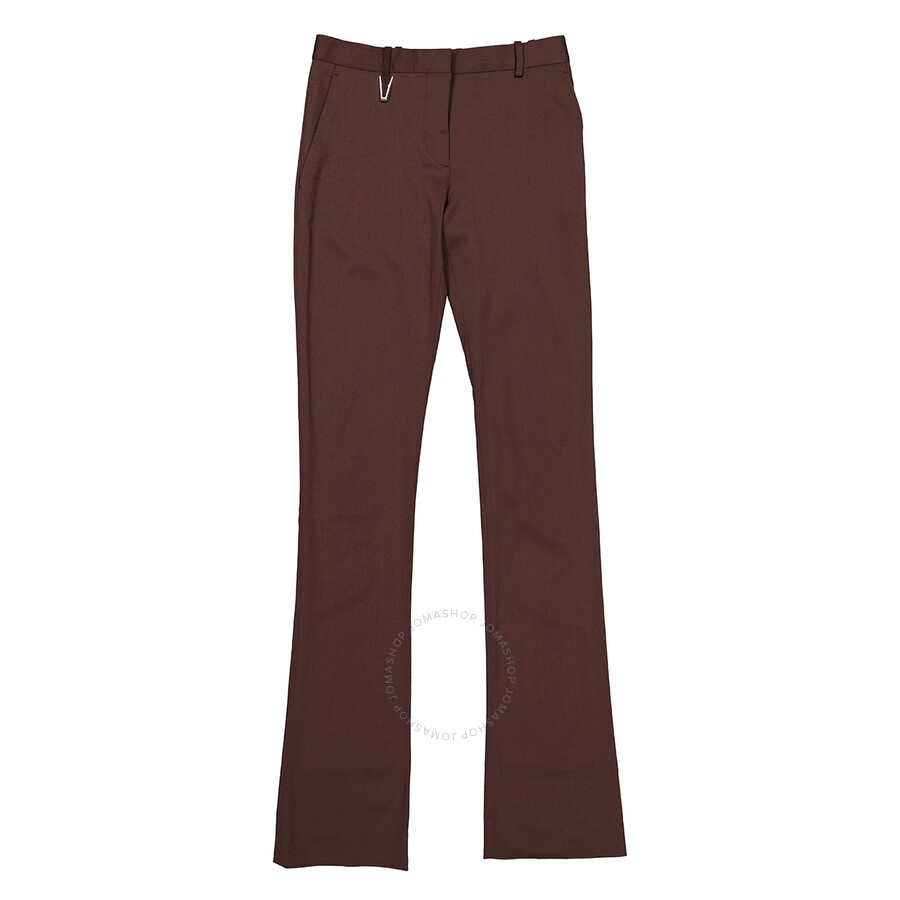Alyx - Alyx Dark Brown Straight Leg Formal Tailored Trouser, Brand Size 38 (US Size 4) - 5