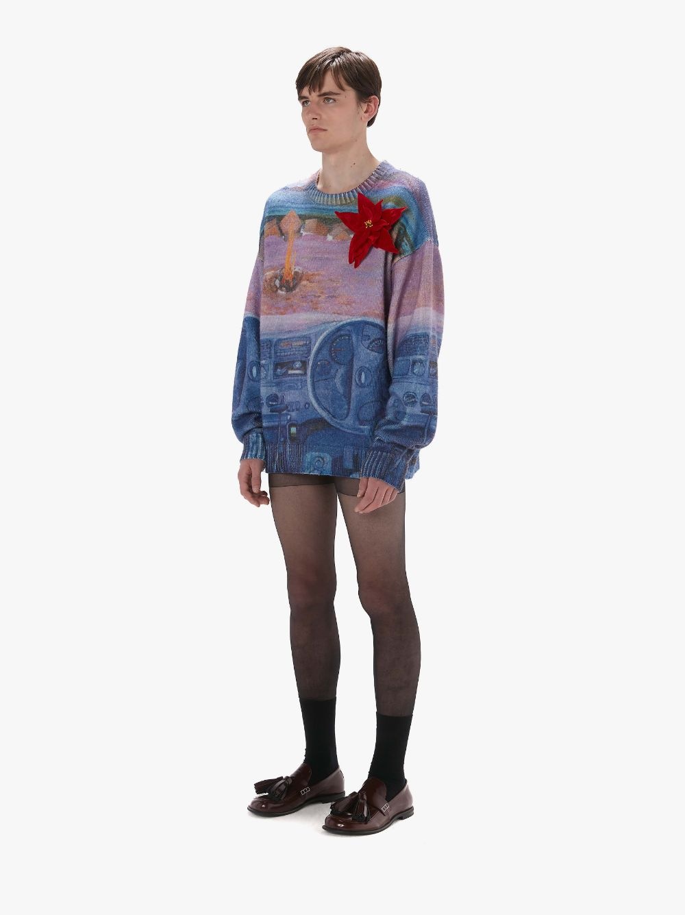 PRINTED SWEATER - 4