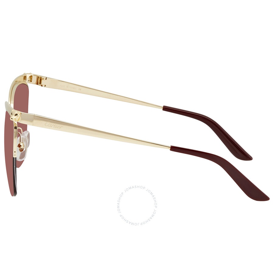 Cartier Panthere de Cartier Red Butterfly Ladies Sunglasses CT0124S 003 59 - 3