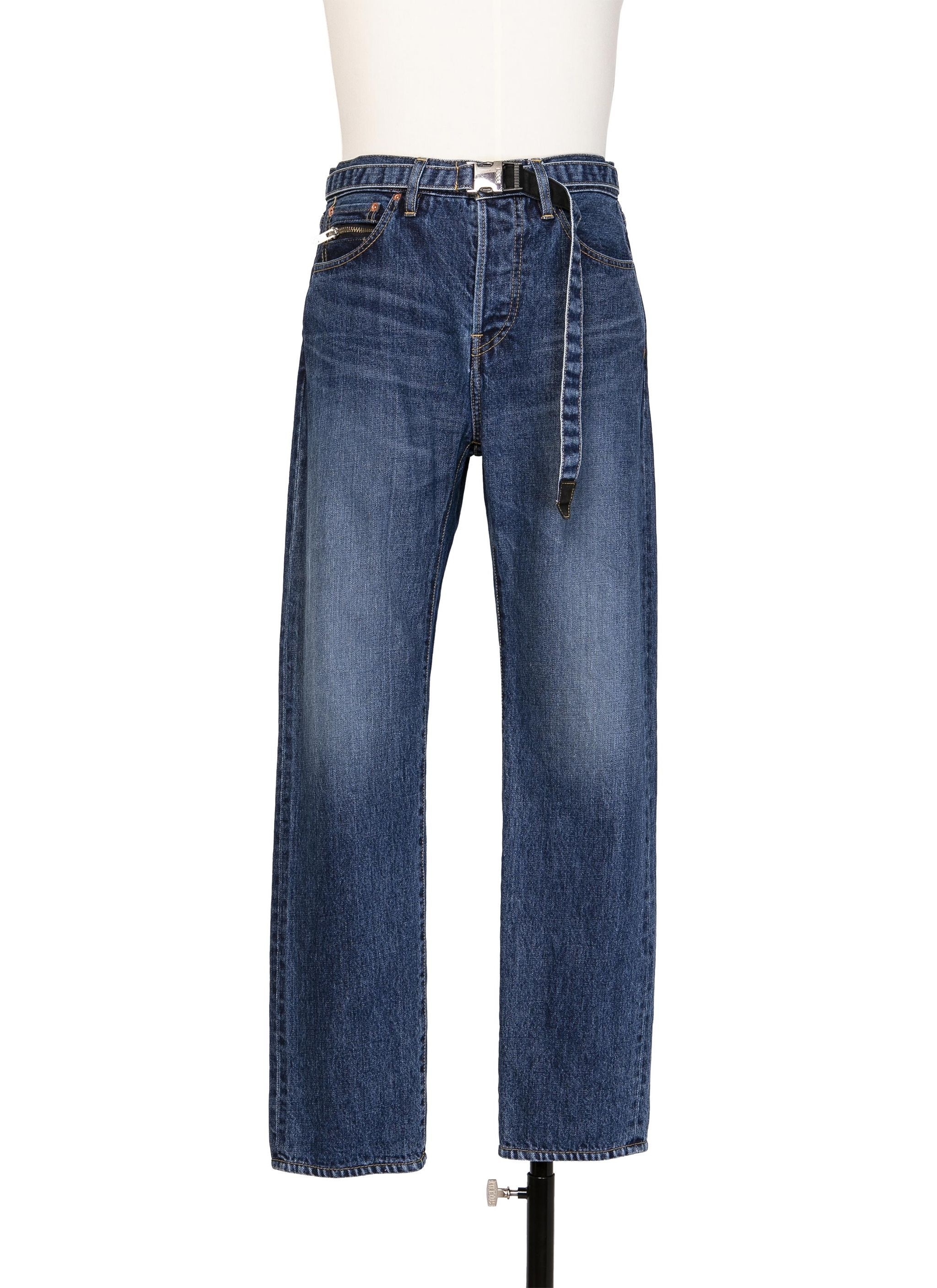 Straight Denim Pants - 1