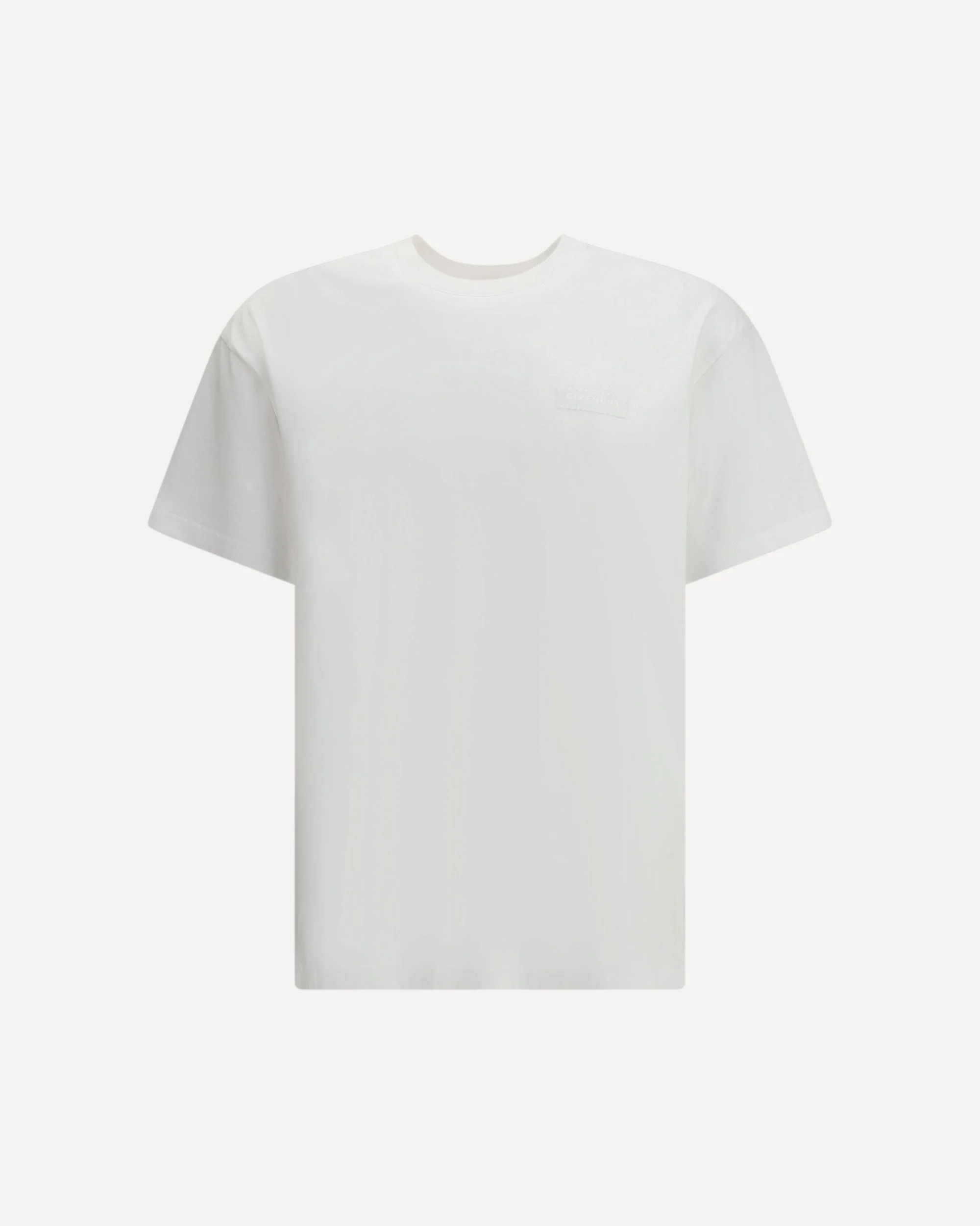 Cotton T-Shirt with logo patch - 1