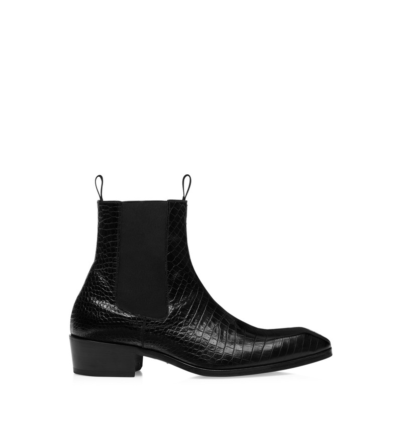 PRINTED CROC BAILEY CHELSEA BOOT 1