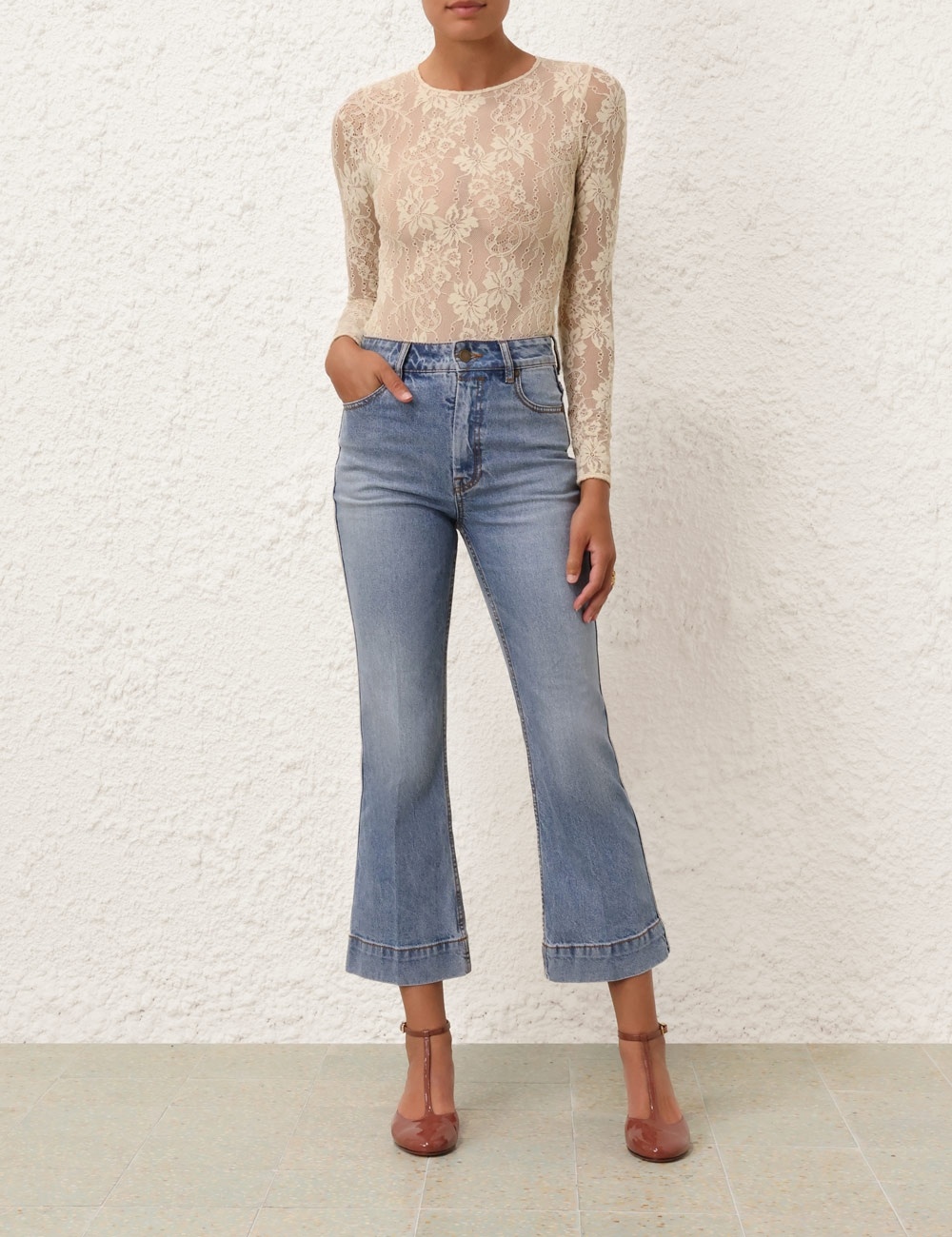 CROPPED FLARE JEAN - 2