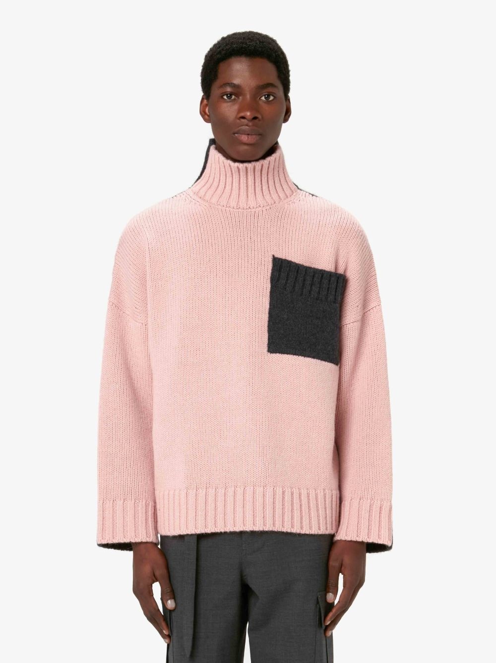 PATCH POCKET TURTLENECK JUMPER - 2