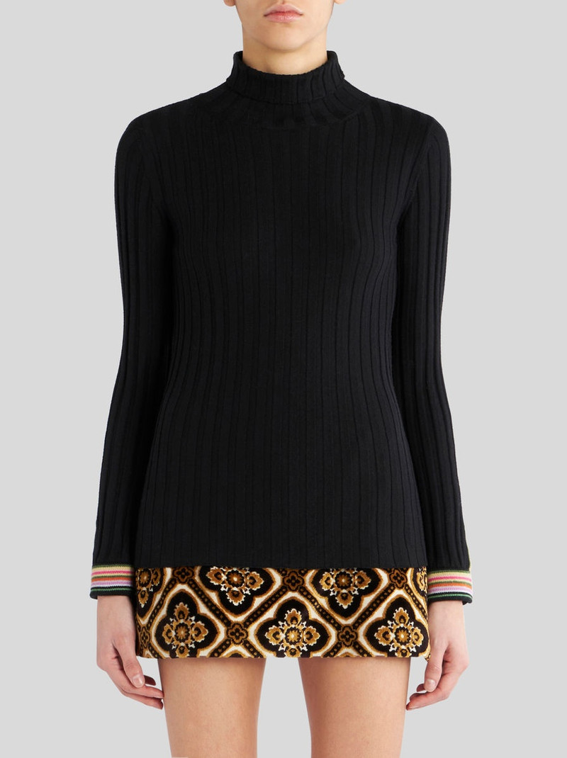 Etro POLO NECK WOOL JUMPER outlook
