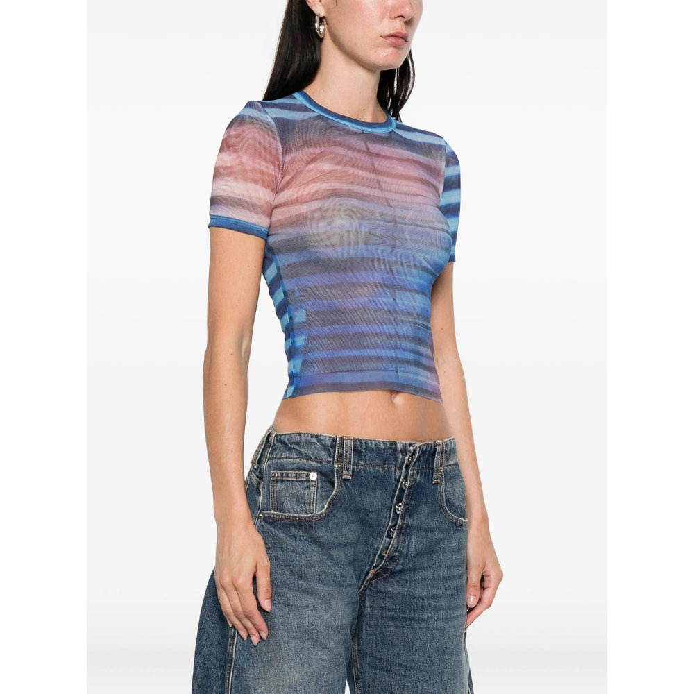 Jean Paul Gaultier Blue Tops - T-Shirts & Jerseys Women - 3