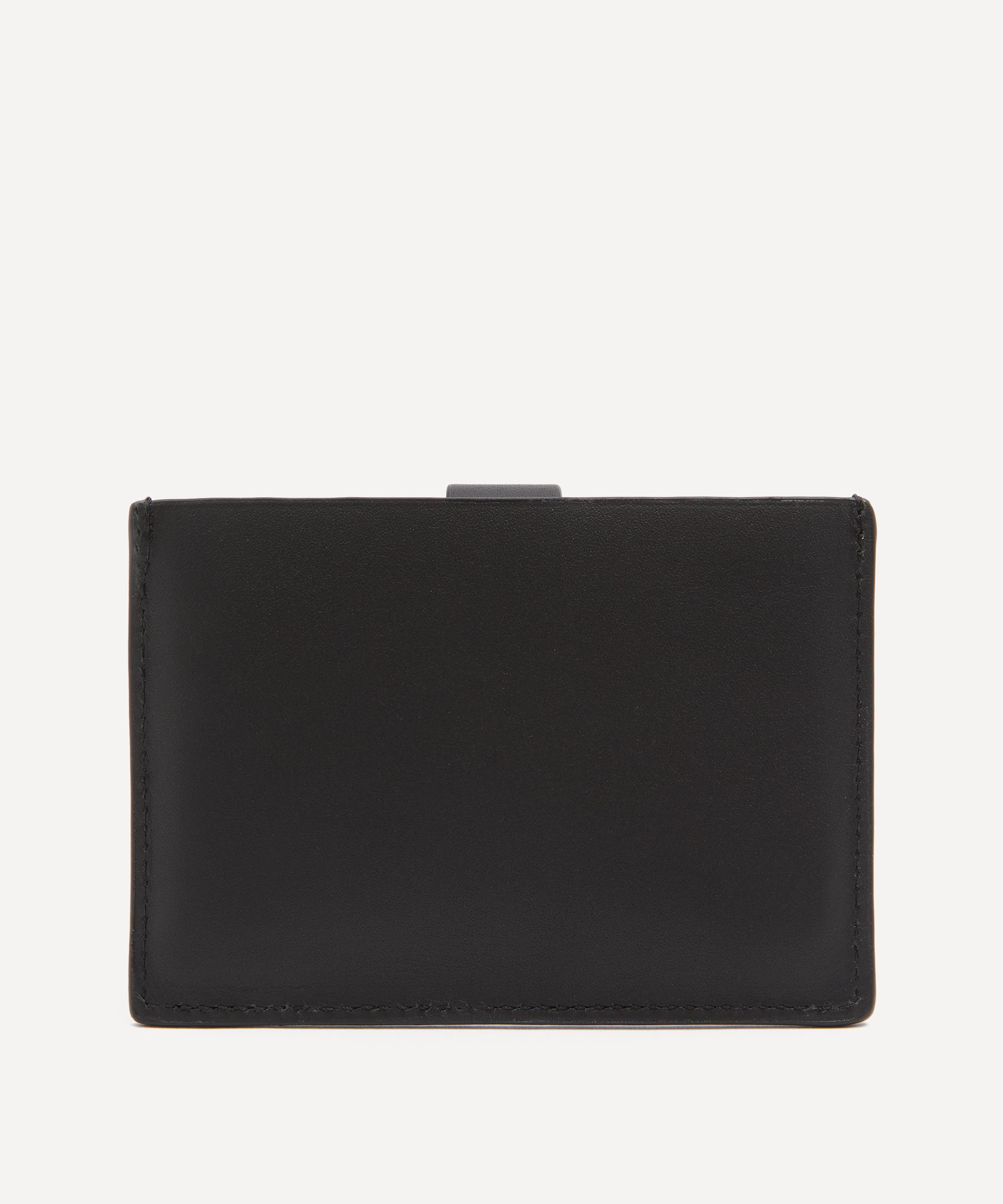 Black Leather Credit Card Holder - 3