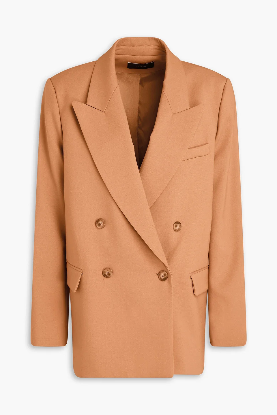 Jaden double-breasted wool-blend twill blazer - 1