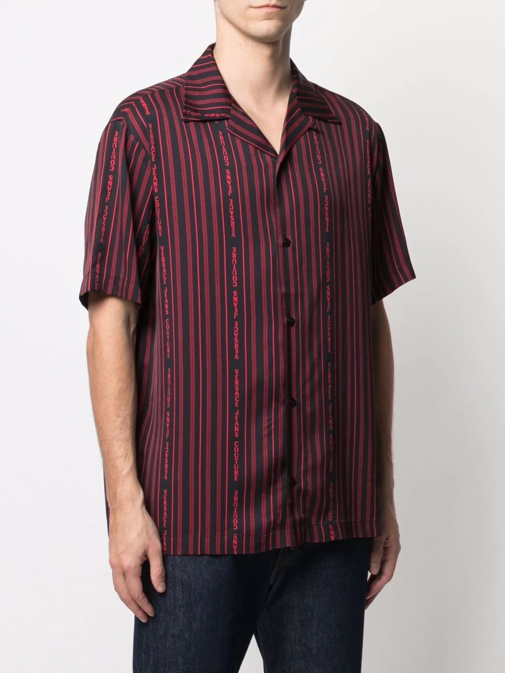 striped logo shirt - 3