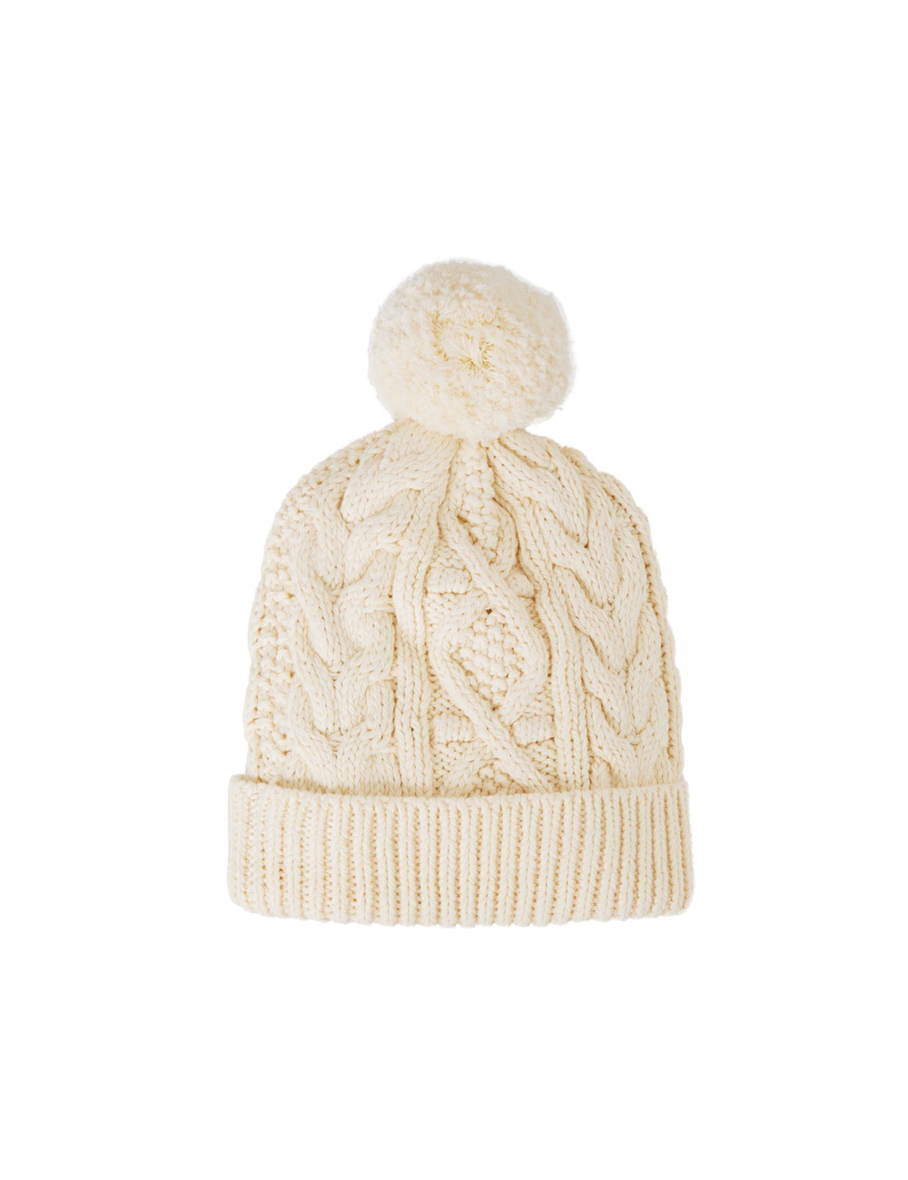 CHUNKY CABLE BEANIE - 3