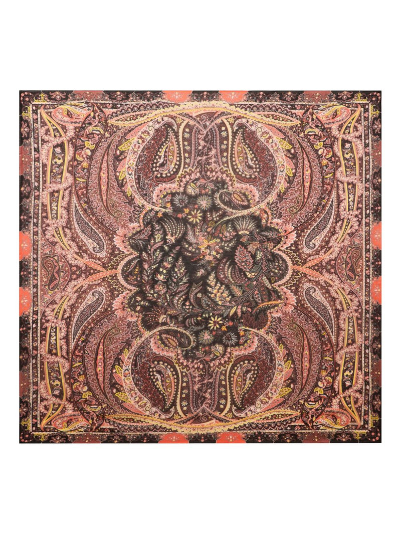 paisley-print scarf 1