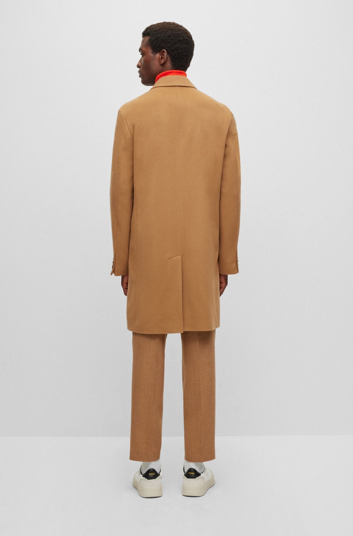 WOOL-BLEND COAT WITH FULL LINING - 5