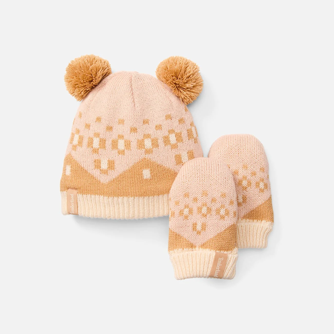 Kids' Fairisle Hat & Mitten Set - 1