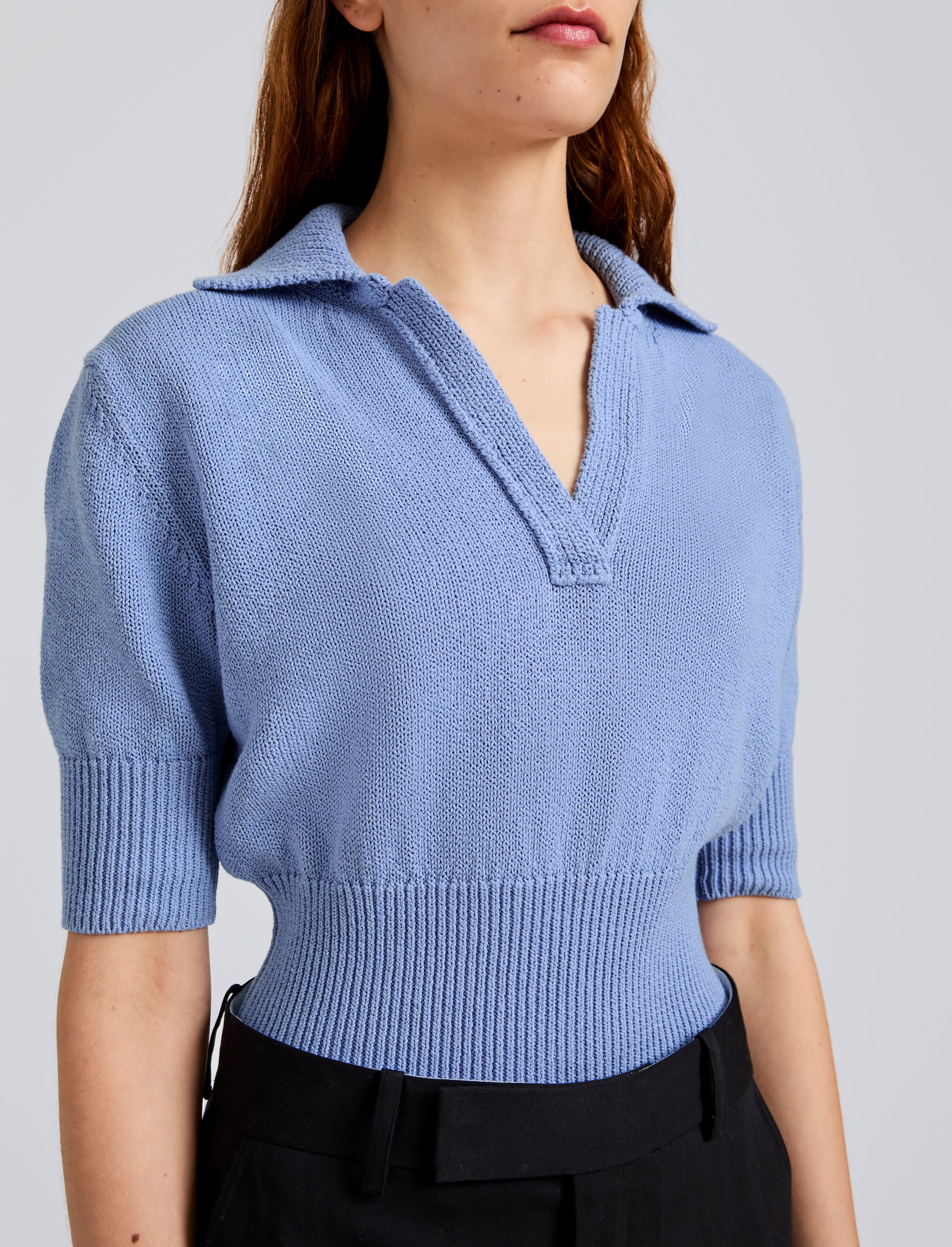 Reeve Polo in Cotton Knit - 6